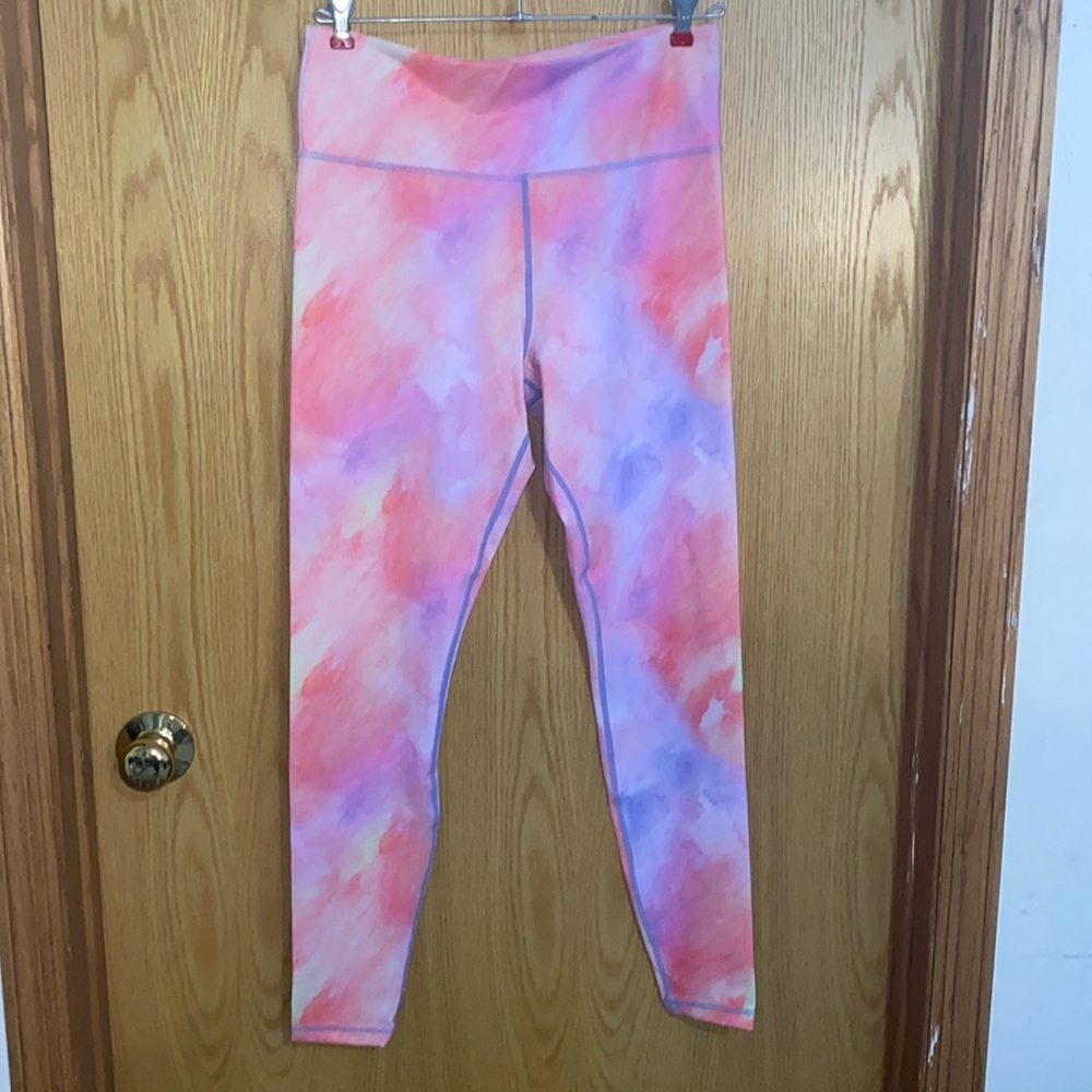 ZYIa Active Sorbert Sunset Light n Tight Hi-Rise 28” Size 12